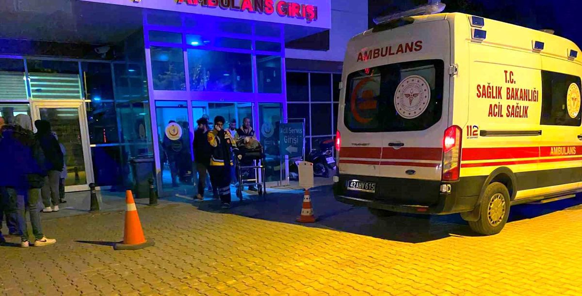 Konya\'da motosiklet kazası: Sürücü yaralandı
