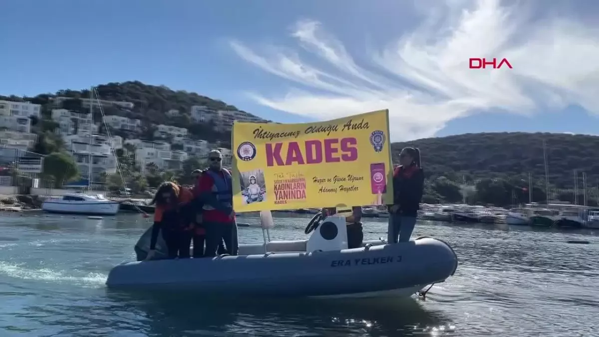 Bodrum\'da Kadına Yönelik Şiddete Karşı Farkındalık Etkinliği