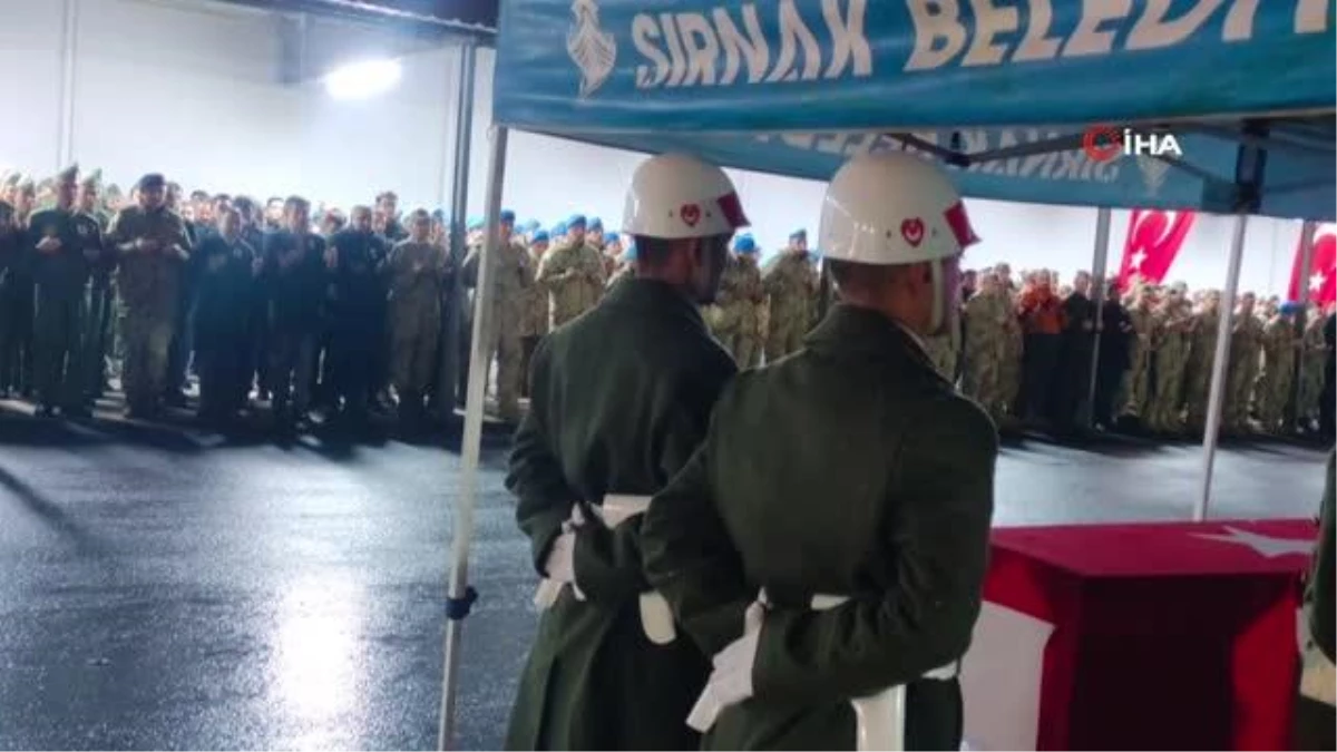 Şırnak\'ta Şehit Piyade Üsteğmen Abdullah Köse için cenaze töreni düzenlendi