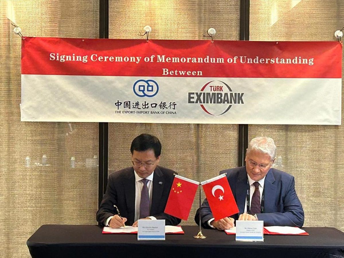 Türk Eximbank ile Çin Eximbank Arasında Mutabakat Zaptı İmzalandı
