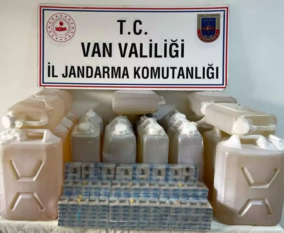 Van\'da Uyuşturucu ve Kaçakçılık Operasyonu: Ele Geçirilen Uyuşturucu Madde, Sigara ve Akaryakıt