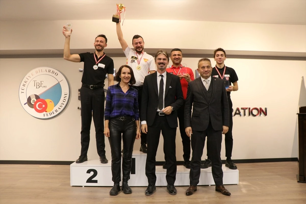 Ankara\'da düzenlenen 3 Bant Bilardo Türkiye Şampiyonası Erkekler 3. Etap müsabakaları tamamlandı