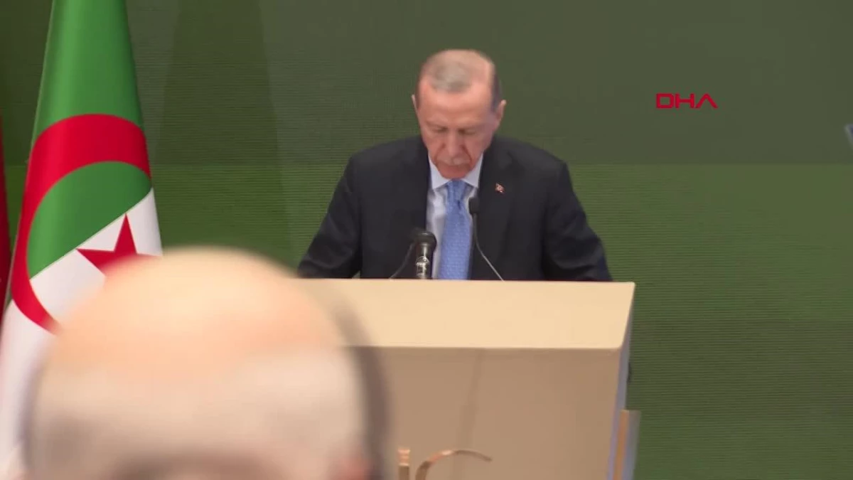 Cumhurbaşkanı Erdoğan Cezayir-Türkiye İş Forumu\'nda konuştu: (1)