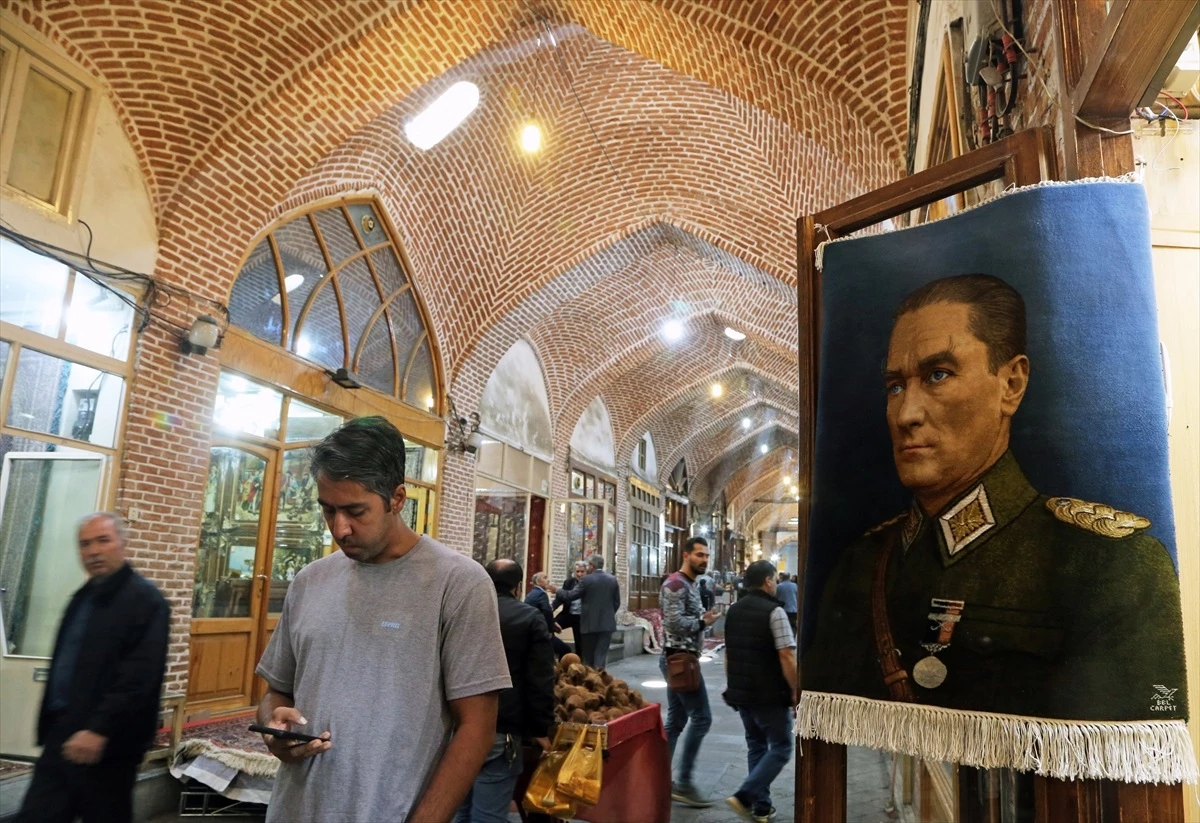 İranlı Türk esnaf, Atatürk portresini ipek halıya işledi