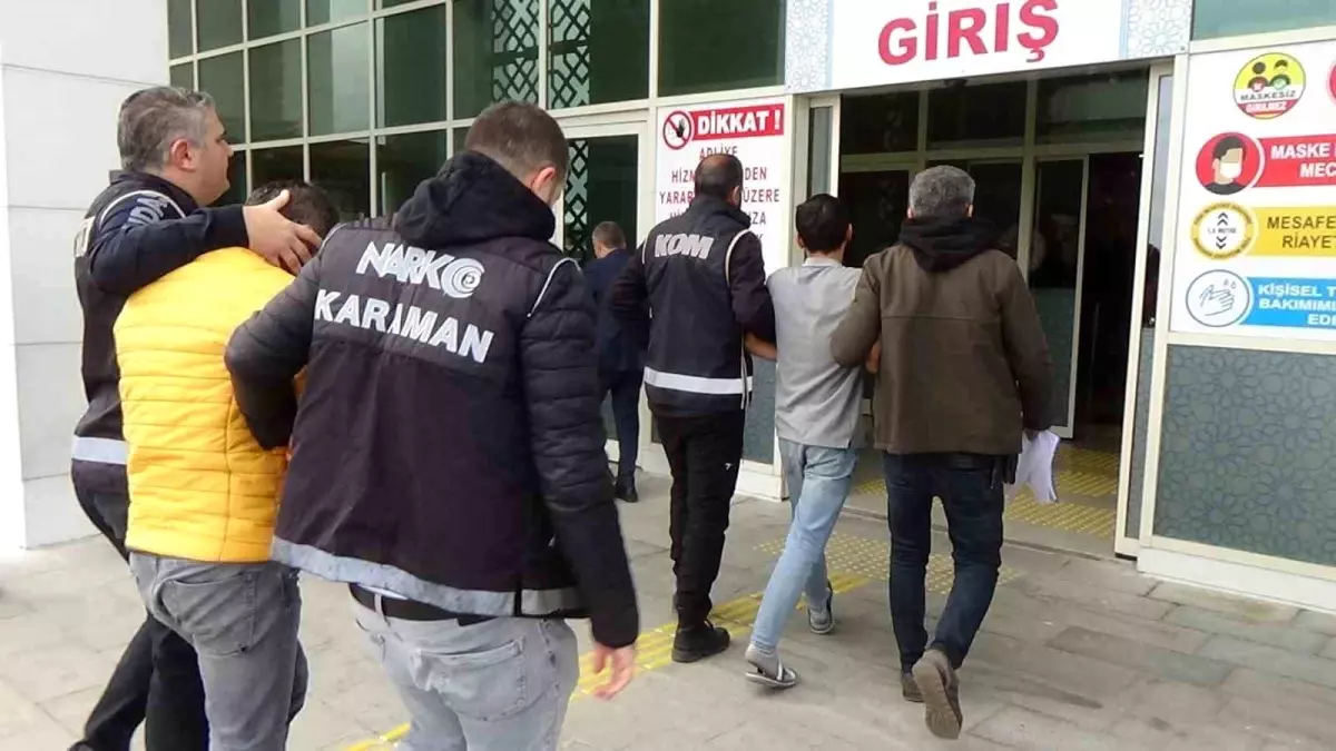 Karaman\'da Uyuşturucu Operasyonu: 2 Tutuklama