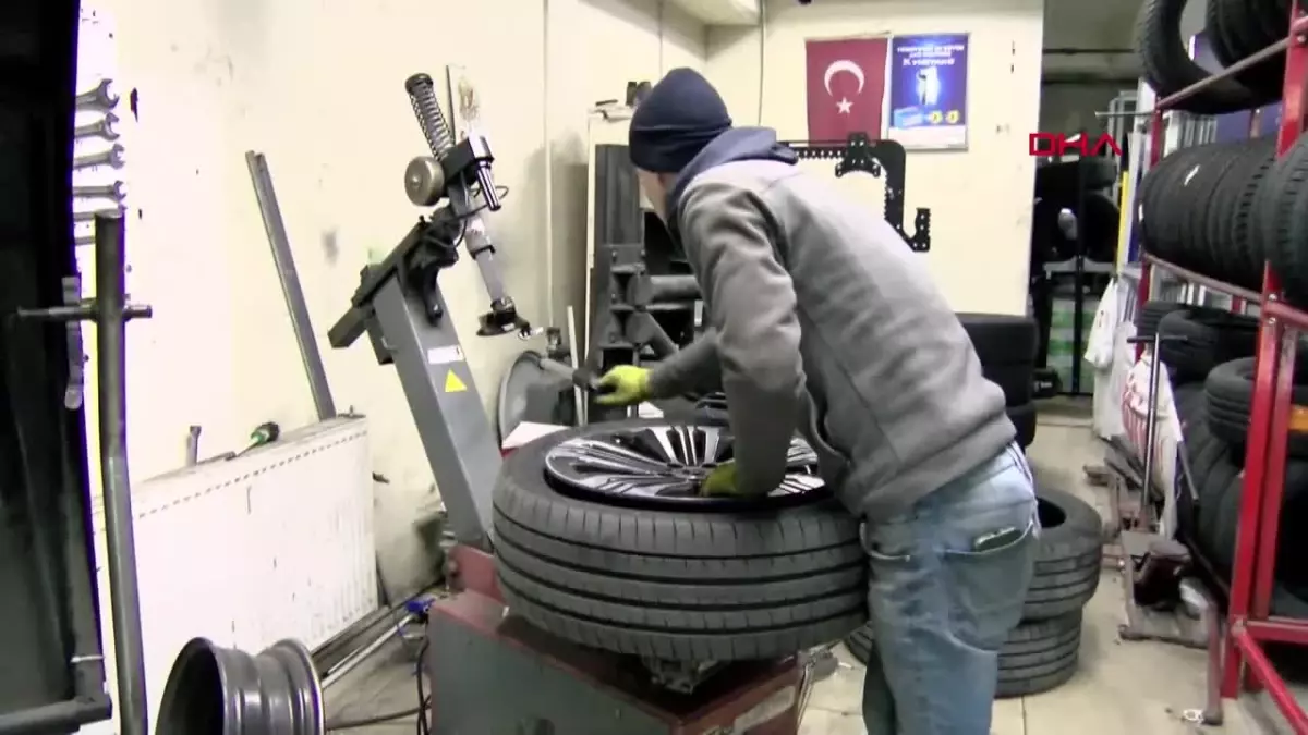 İstanbul\'da Ticari Araçlarda Kış Lastiği Yoğunluğu