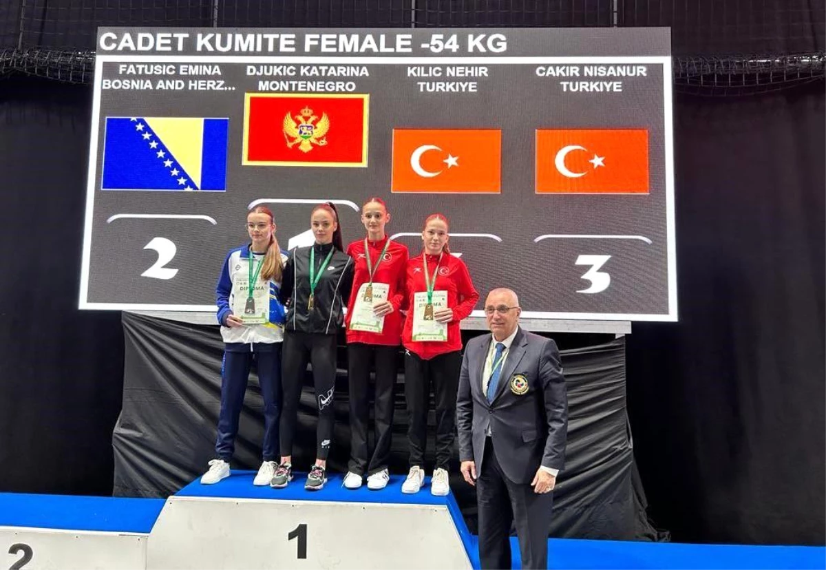 Nilüfer Belediyespor Sporcusu Nisanur Çakır, Balkan Karate Şampiyonası\'nda bronz madalya kazandı