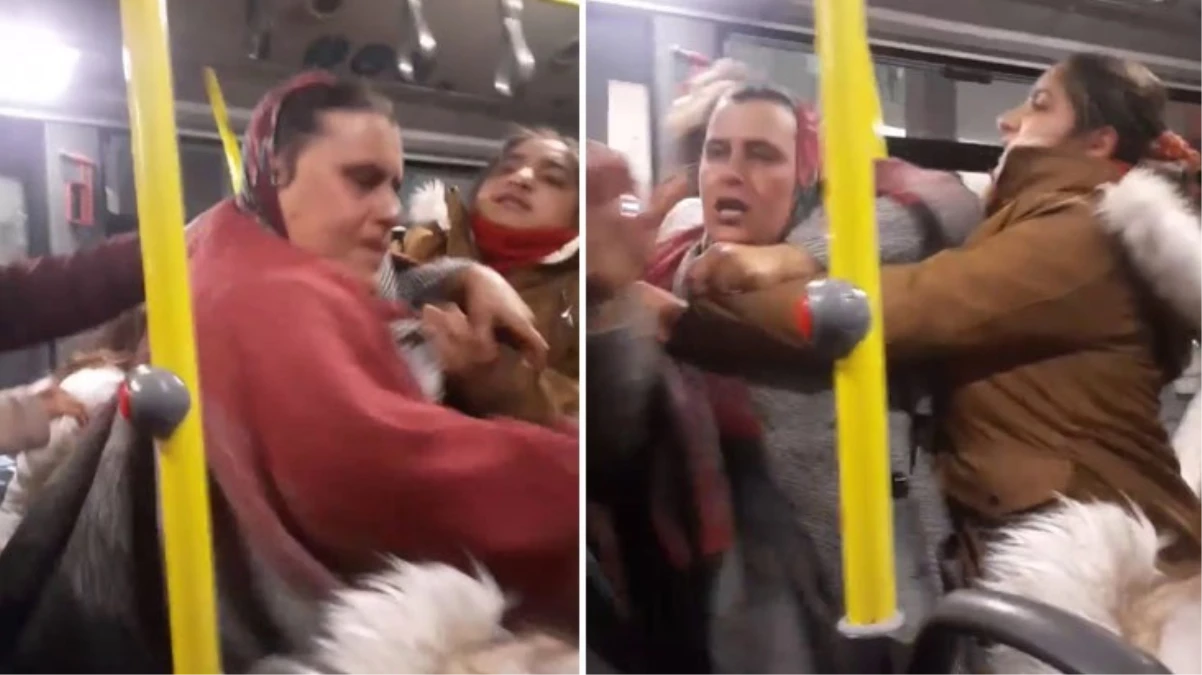 Ankara\'da otobüste kadınlar arasında tartışma kavgaya dönüştü