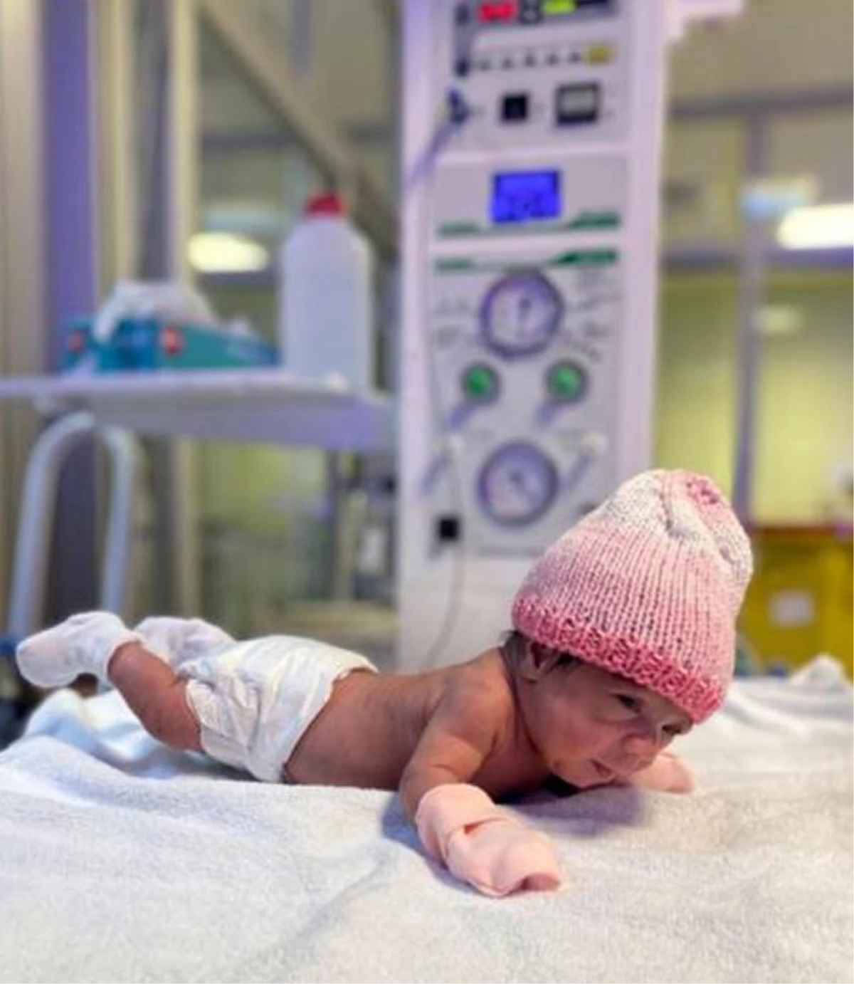 Ağrı\'da 515 Gramlık Prematüre Bebek Sağlığına Kavuştu