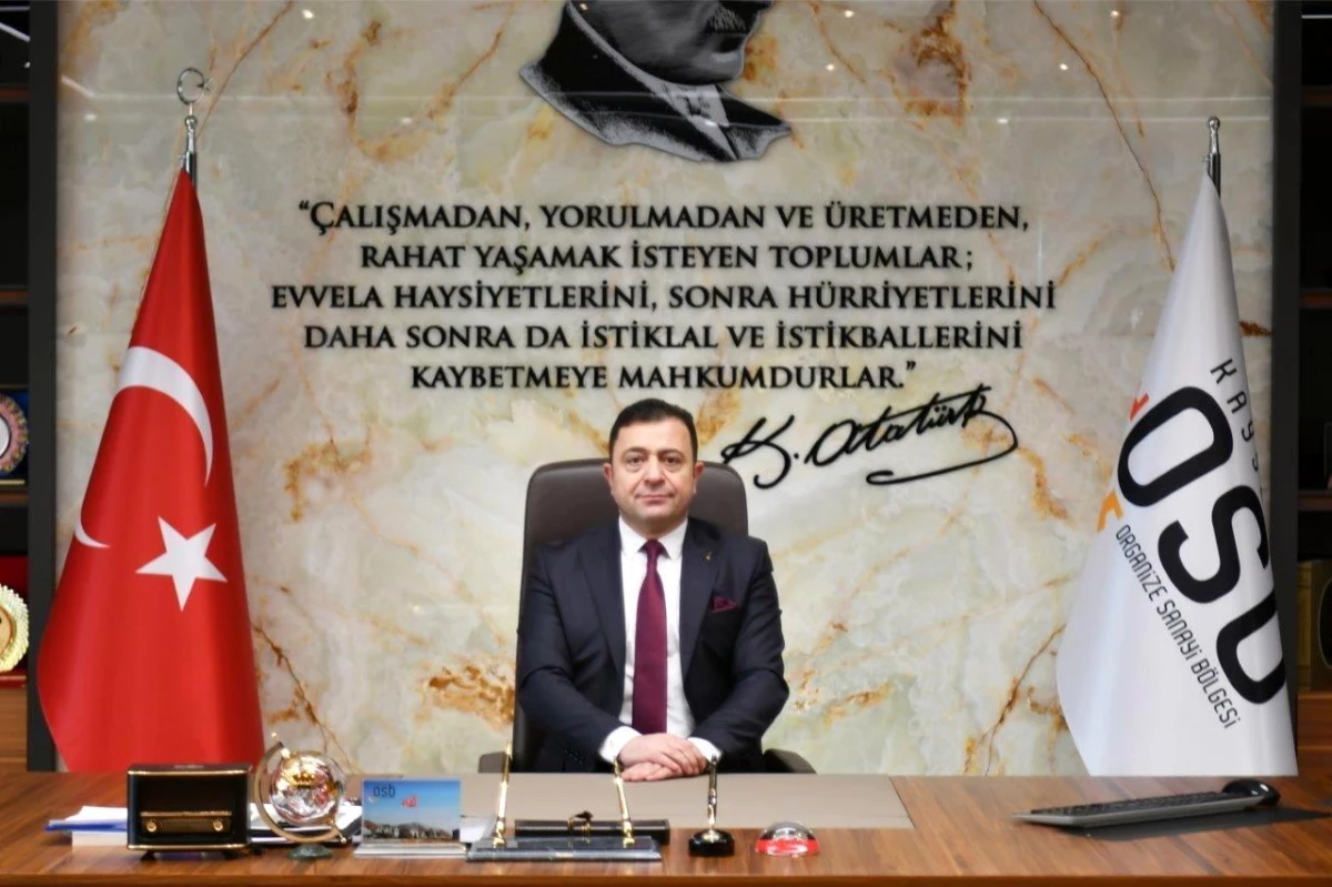Kayseri OSB Başkanı Mehmet Yalçın\'dan Öğretmenler Günü Mesajı