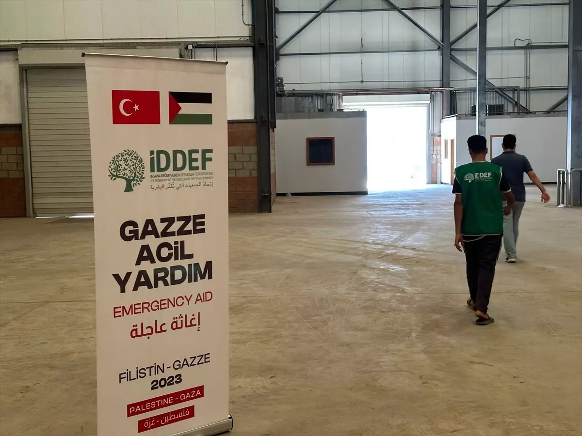 İDDEF, Gazze\'ye yardım göndermeye devam ediyor