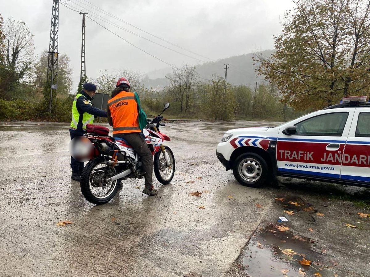 Zonguldak\'ta motosiklet ve bisiklet denetimleri