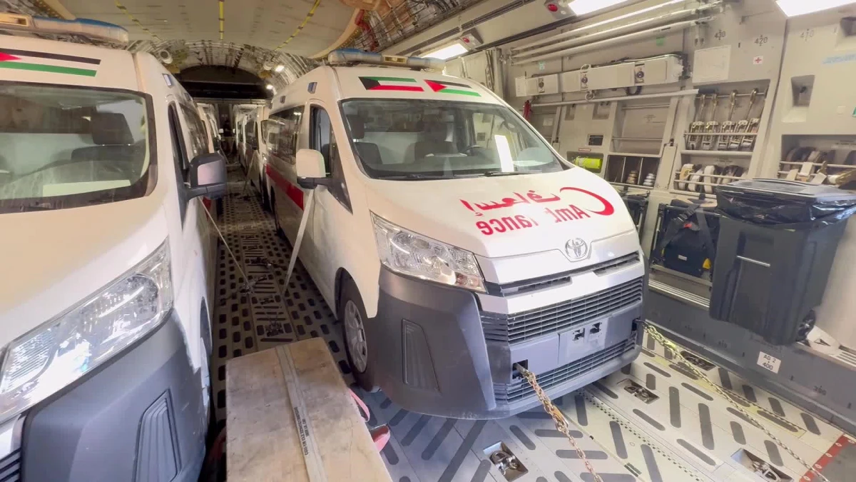 Kuveyt, Gazze\'ye insani yardım malzemeleri gönderdi