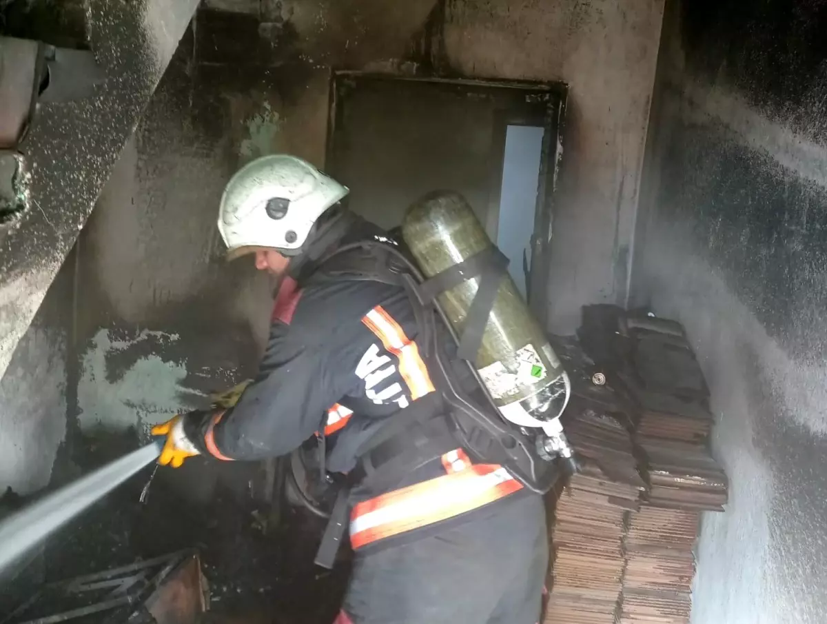 Malatya\'da ev yangını maddi hasara neden oldu