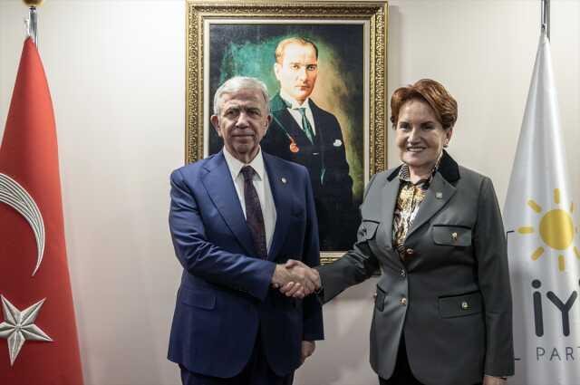 Mansur Yavaş, Meral Akşener'i ziyaret etti