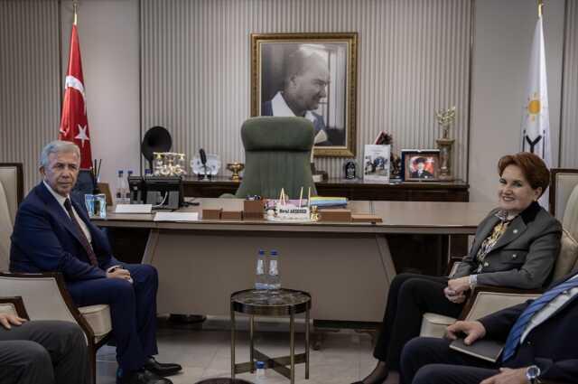 Mansur Yavaş, Meral Akşener'i ziyaret etti