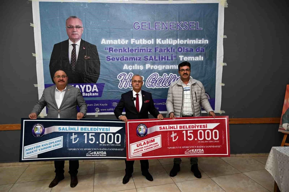 Salihli Belediyesi Amatör Spor Kulüplerine 480 Bin Lira Destek Sağladı