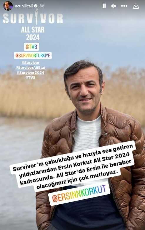 Survivor All Star'ın son yarışmacısı Ersin Korkut oldu