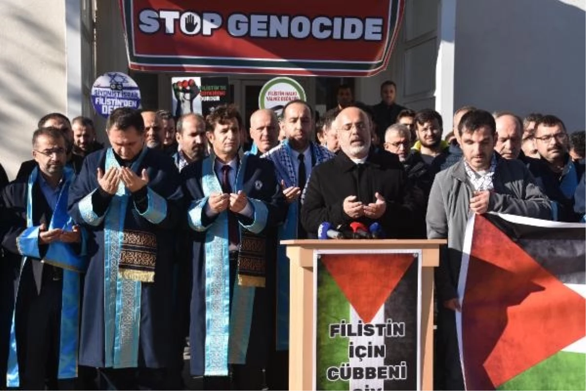 Bitlis Eren Üniversitesi Akademisyenleri İsrail\'in Gazze Saldırılarına Tepki Gösterdi