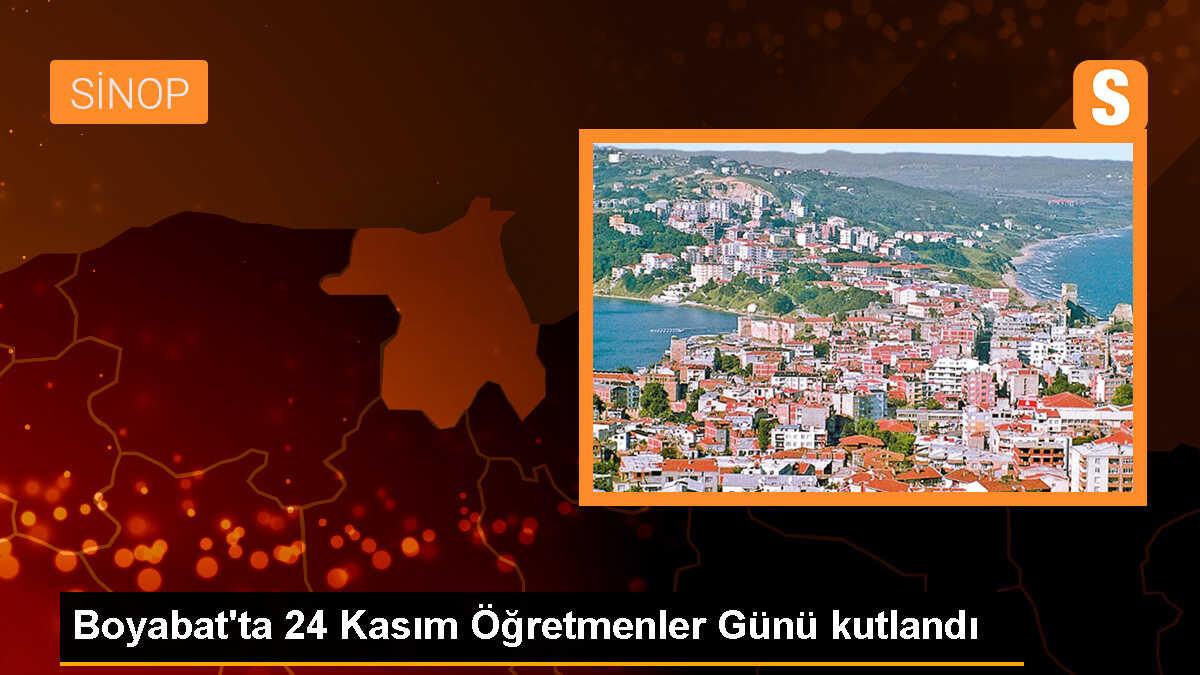 Boyabat\'ta 24 Kasım Öğretmenler Günü kutlandı