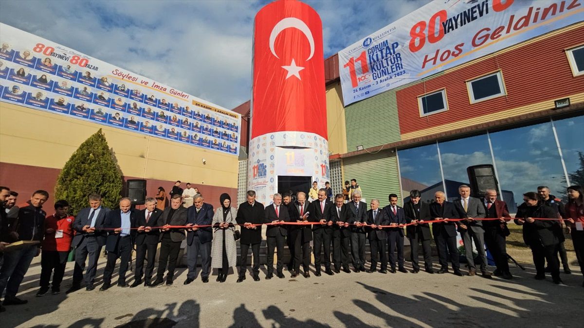 Çorum Belediyesi 11. Kitap Kültür Günleri Başladı