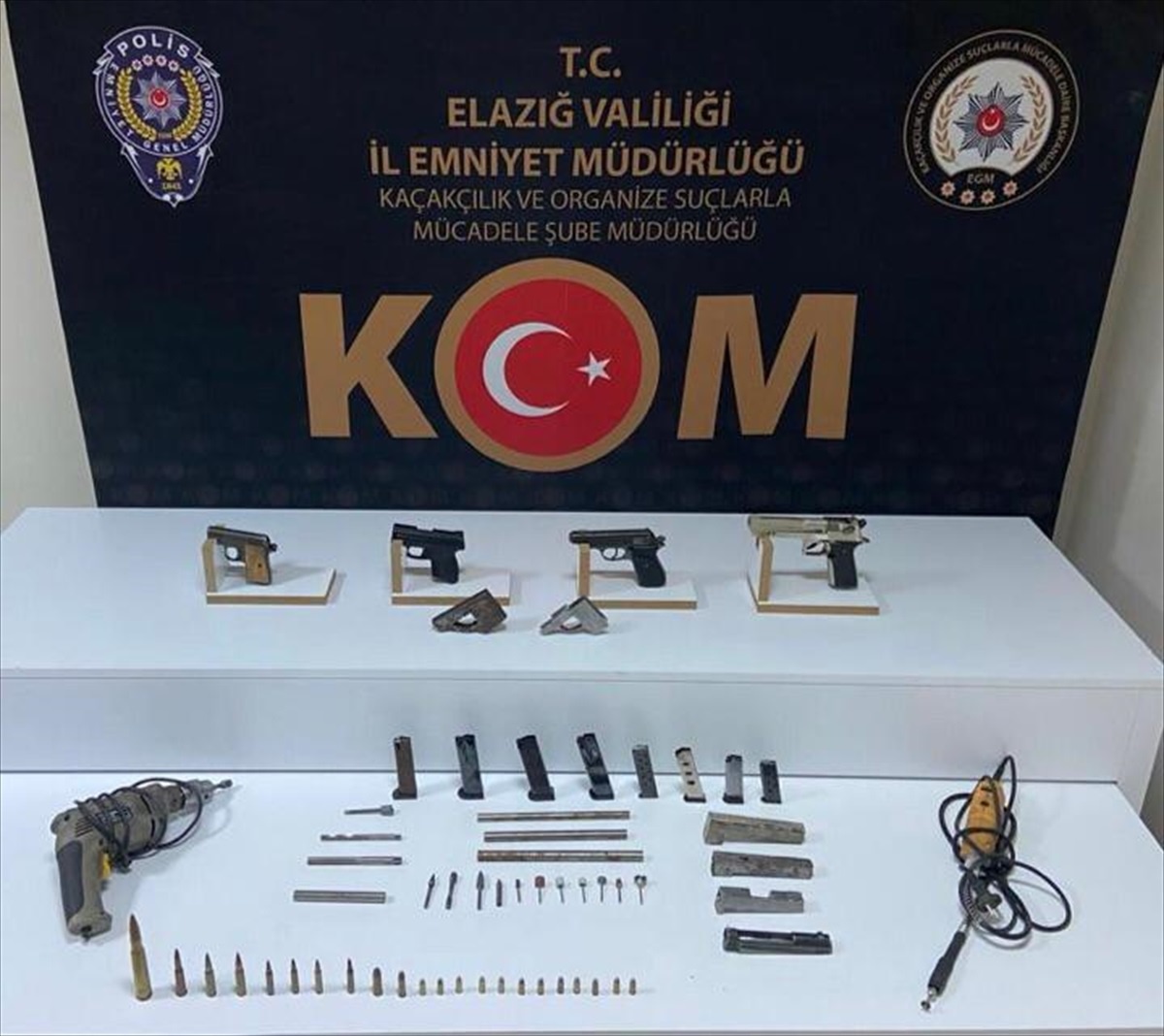 Elazığ\'da silah kaçakçılarına operasyon: 2 gözaltı
