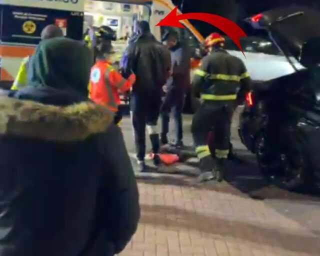 Mario Balotelli trafik kazası geçirdi! Arabası hurdaya dönenen İtalyan yıldız, ambulansla hastaneye götürüldü