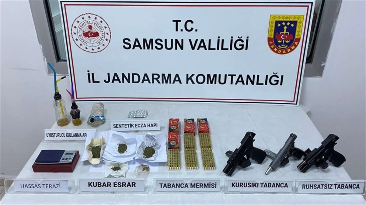 Samsun Ayvacık\'ta silah ve mühimmat ele geçirildi, 1 kişi gözaltına alındı