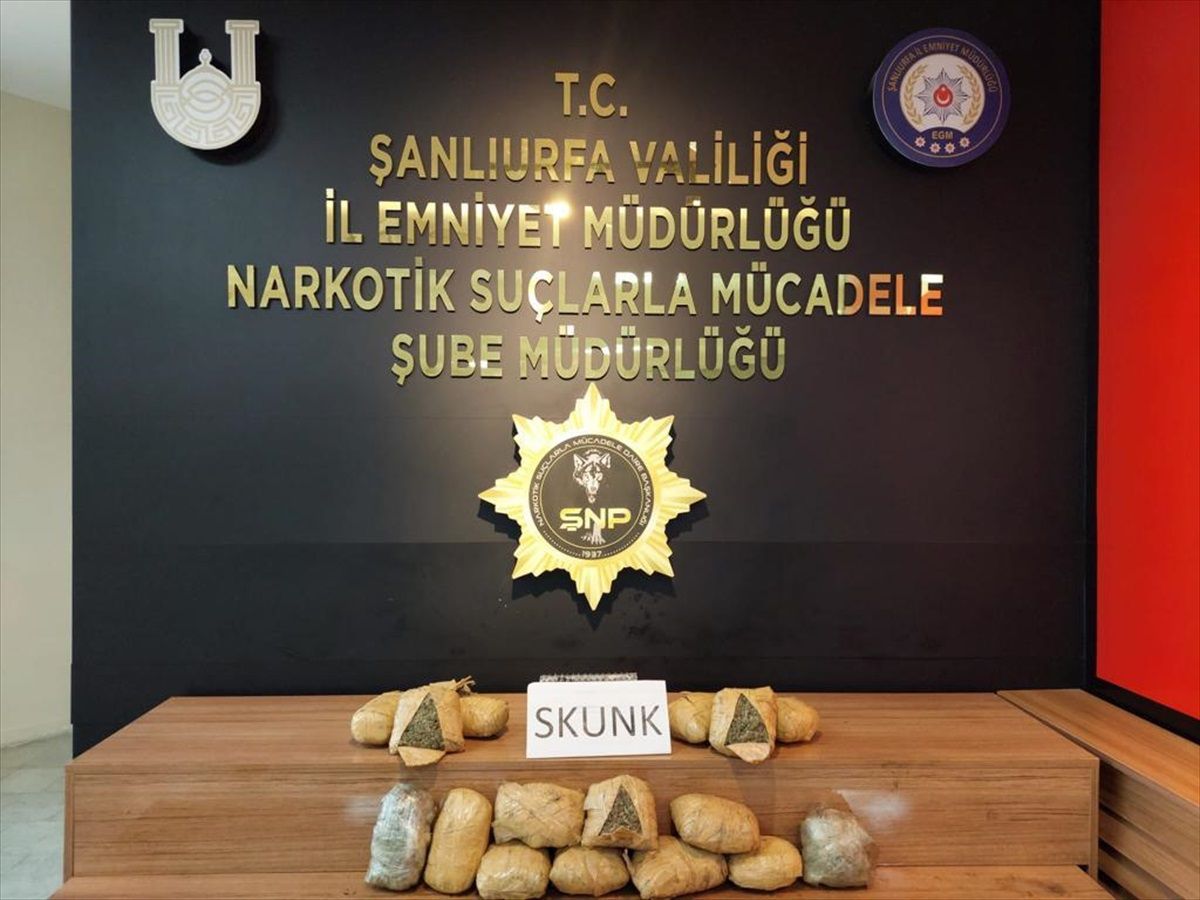 Şanlıurfa\'da 4 kilo 450 gram sentetik uyuşturucu yakalandı