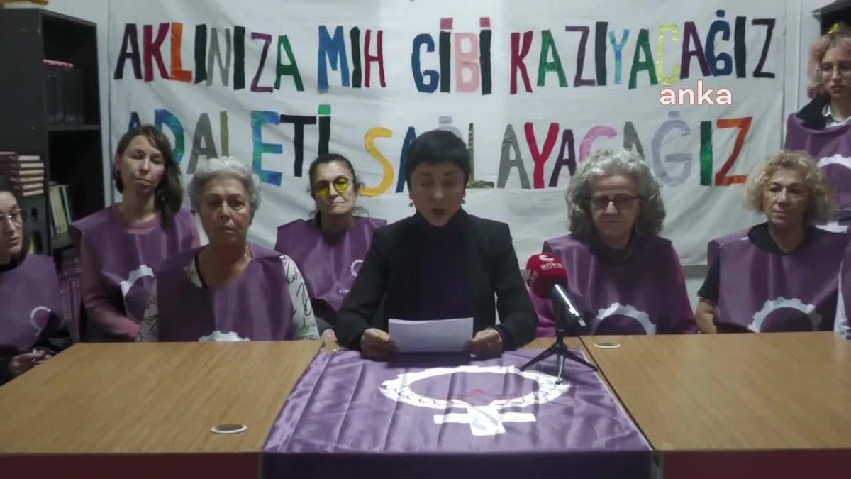 TİP İzmir İl Örgütü Kadınlarından Kadına Şiddete Tepki