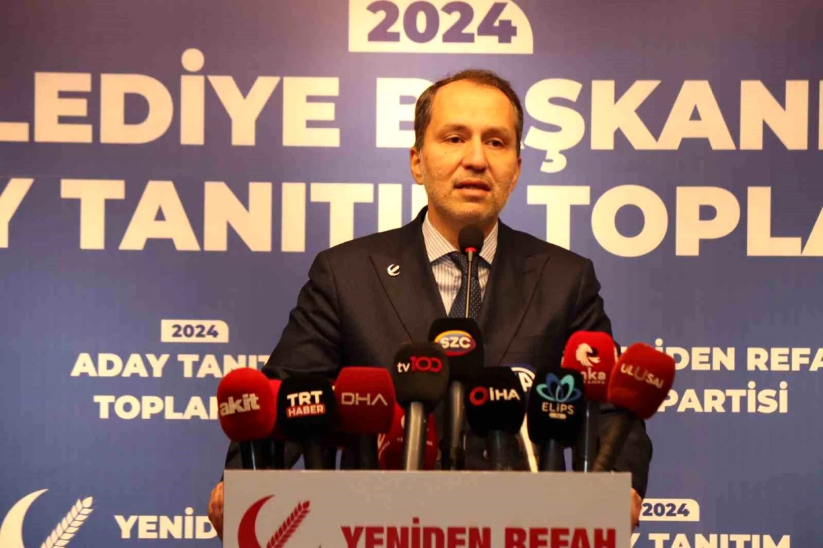 Yeniden Refah Partisi belediye başkan adaylarını açıkladı