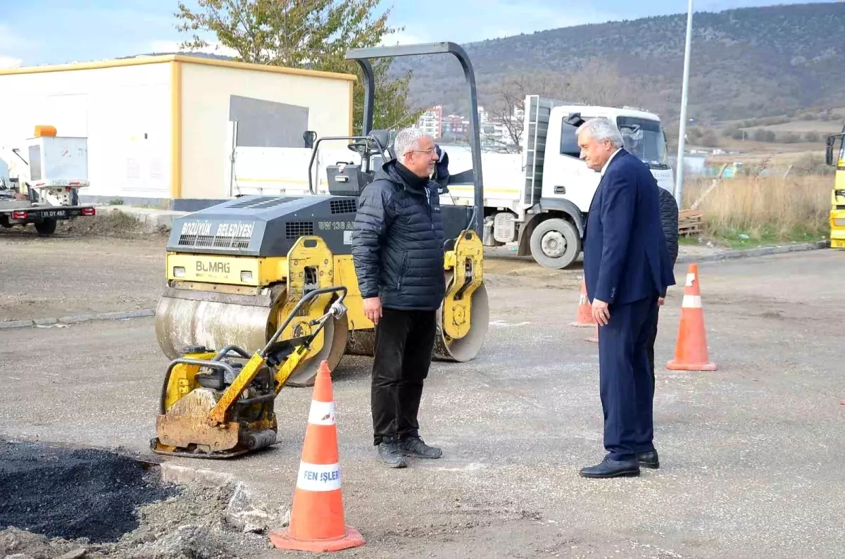 Boztram tramvay hangarı ve çevresindeki çalışmalar denetlendi