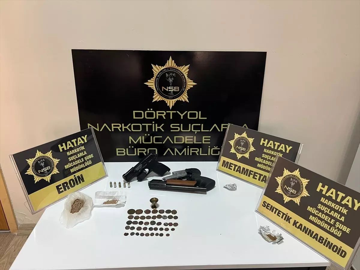 Hatay\'da tarihi eser kaçakçılığı operasyonu: 3 şüpheliden biri tutuklandı