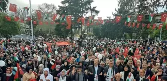 Gölcük'te Filistin'e Destek Yürüyüşü Düzenlendi