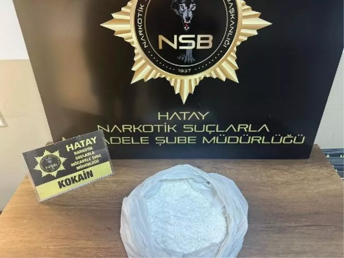 Hatay'da 12 kilo kokain ve 10 kilo esrar ele geçirildi