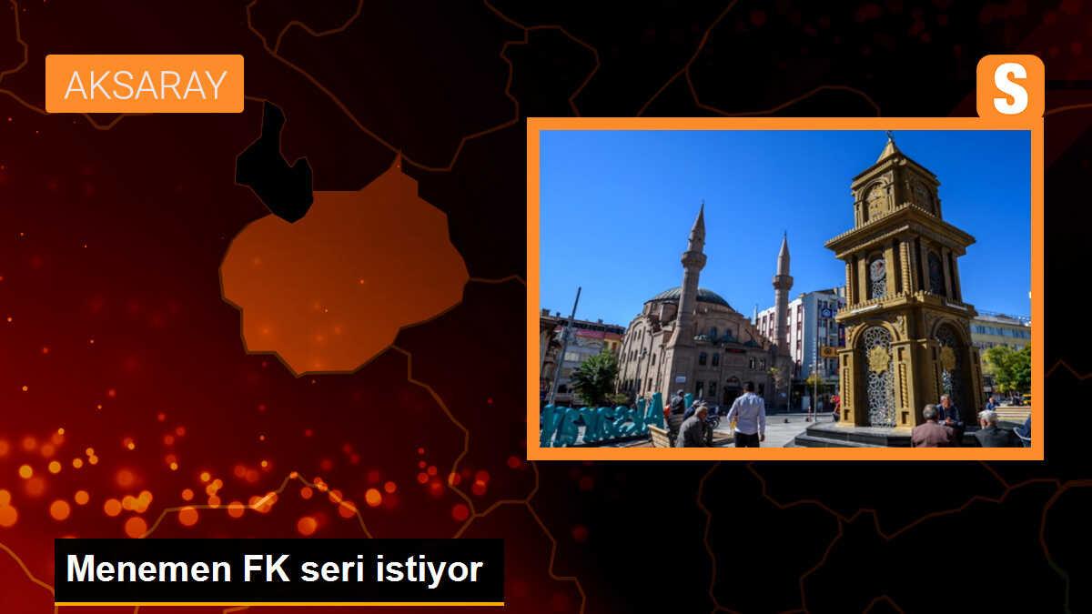 Menemen FK, 68 Aksaray Belediyespor maçına hazırlanıyor