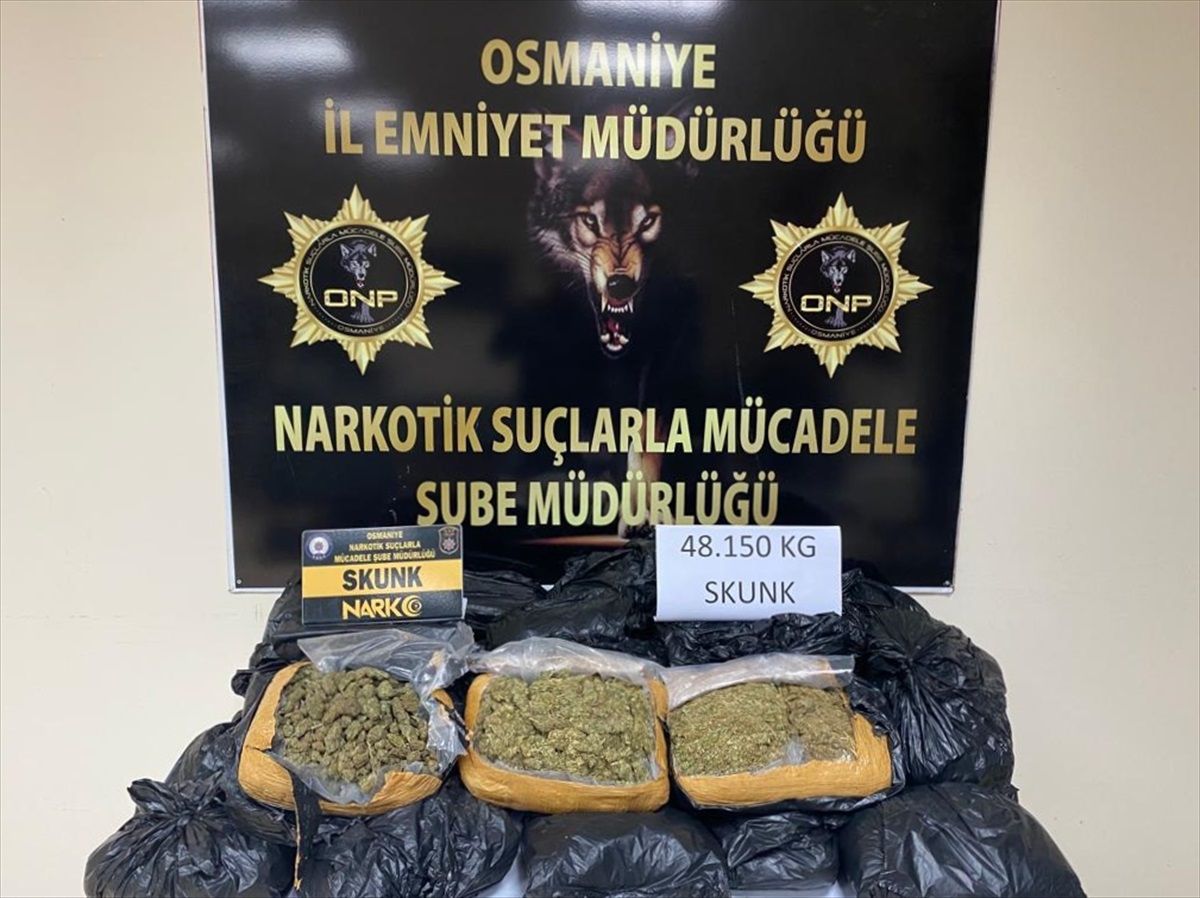 Osmaniye\'de 48 Kilo Sentetik Uyuşturucu Ele Geçirildi, 2 Tutuklama