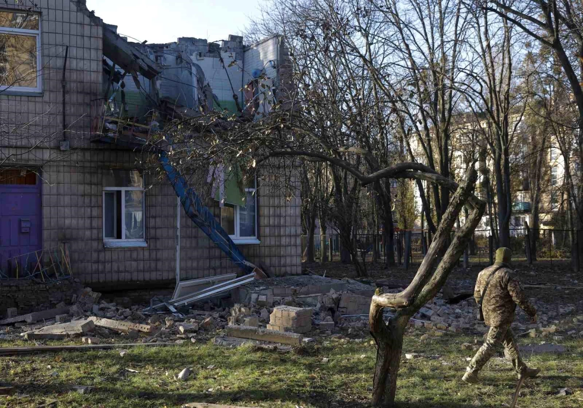 Kiev\'e en büyük İHA saldırısı