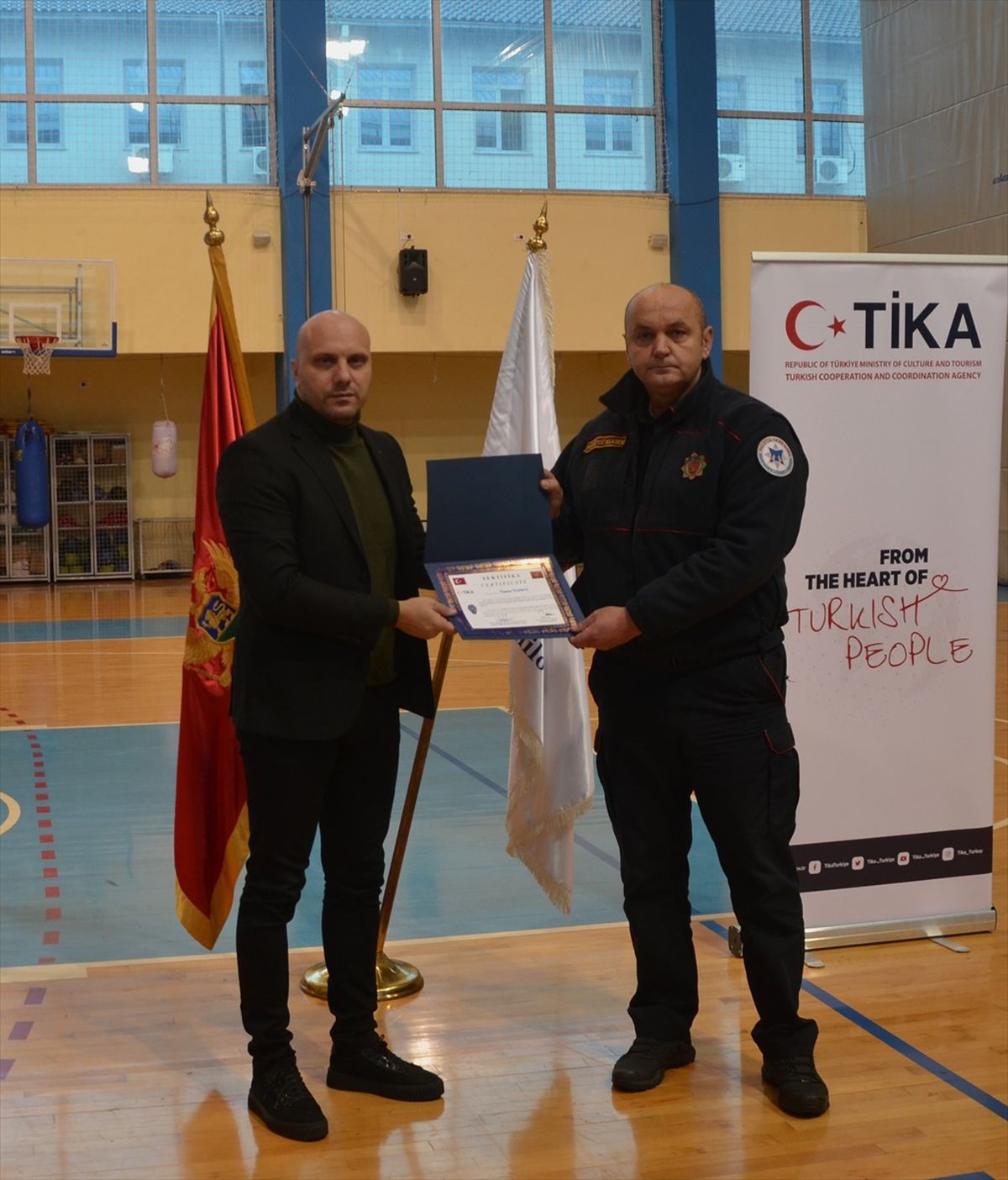 TİKA ve Emniyet Genel Müdürlüğü, Karadağ polisine eğitim verdi