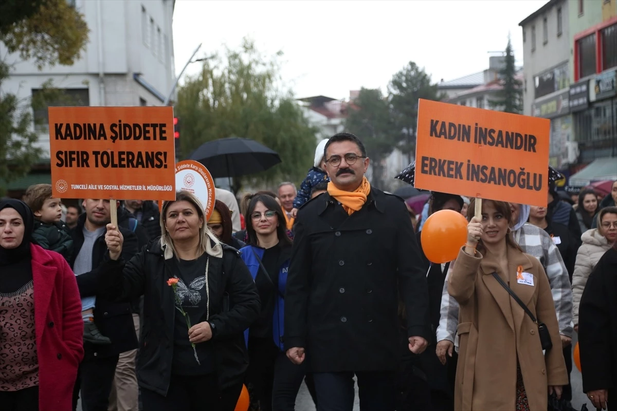 Tunceli\'de Kadına Yönelik Şiddete Karşı Etkinlik Düzenlendi