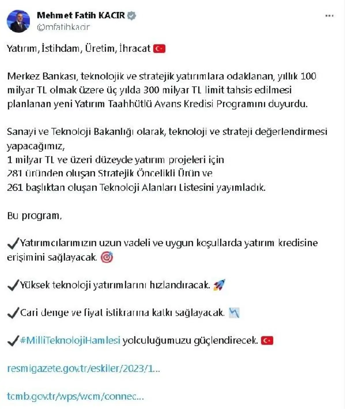 YTAK Programı için Stratejik Öncelikli Ürünler ve Teknoloji Alanları Belirlendi