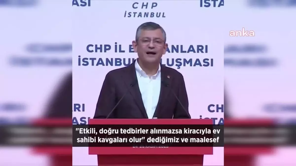 Özgür Özel: "Erdoğan, Vatandaşın Ödeyeceği Vergiyi Yarı Yarıya Düşürsün. 2024\'te Enflasyon Hedefi Yüzde 36 İse Vergi ve Harçlarda Yeniden Değerleme...