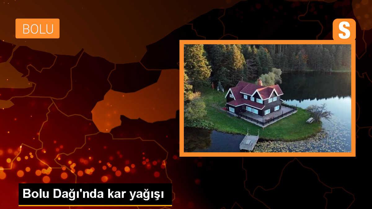 Bolu Dağı\'nda Kar Yağışı Devam Ediyor