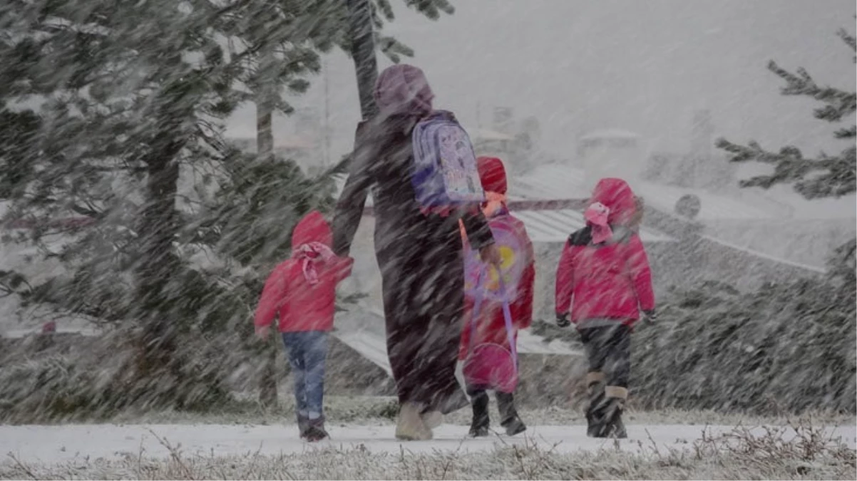 Kar ve tipinin etkili olduğu Erzurum\'da 3 ilçede okullar tatil edildi