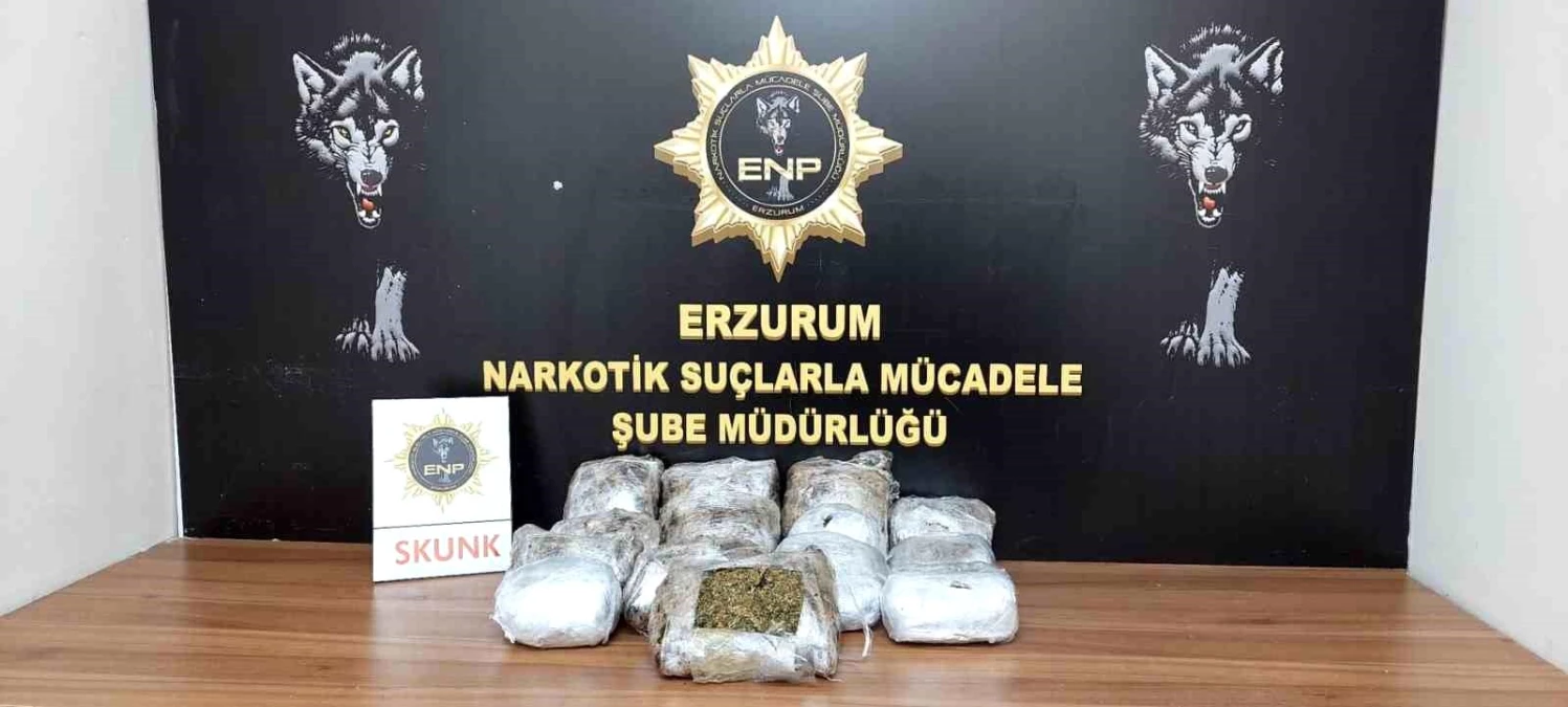 Erzurum\'da 3 Kilogram Uyuşturucu Ele Geçirildi