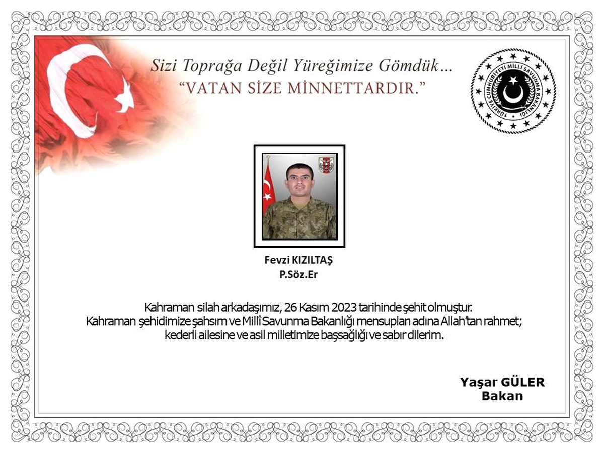 Pençe-Kilit bölgesinde çıkan çatışmada şehit sayısı 3\'e yükseldi