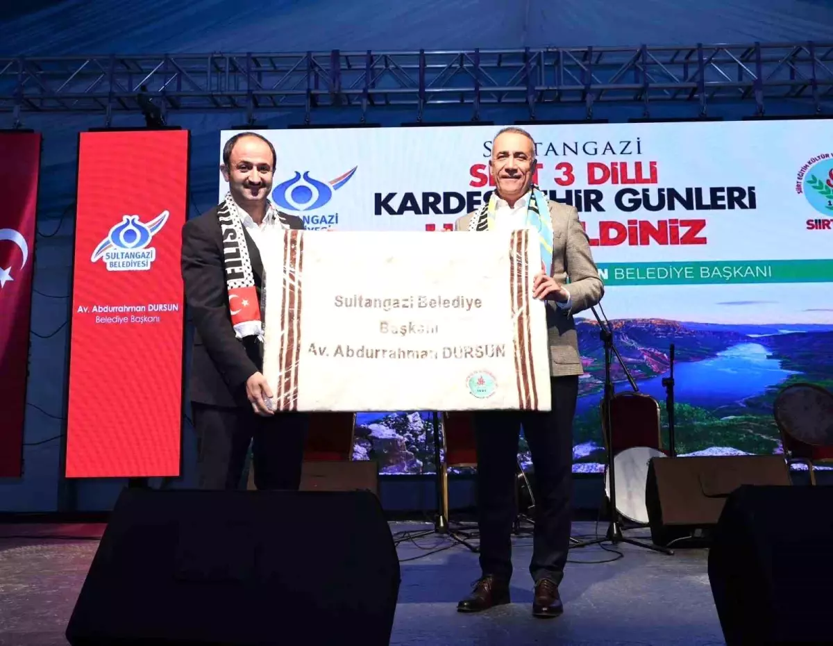 Sultangazi\'de "Siirt 3 Dilli Kardeş Şehir Günleri" protokol töreni düzenlendi