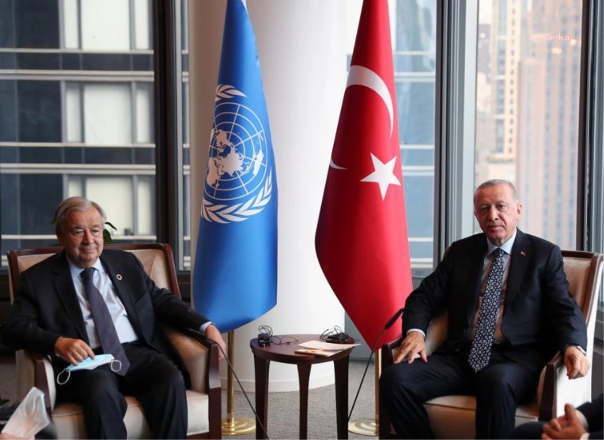 Cumhurbaşkanı Erdoğan, Gazze gündemli Birleşmiş Milletler Güvenlik Konseyi toplantısı öncesinde Birleşmiş Milletler Genel Sekreteri Antonio Guterres...