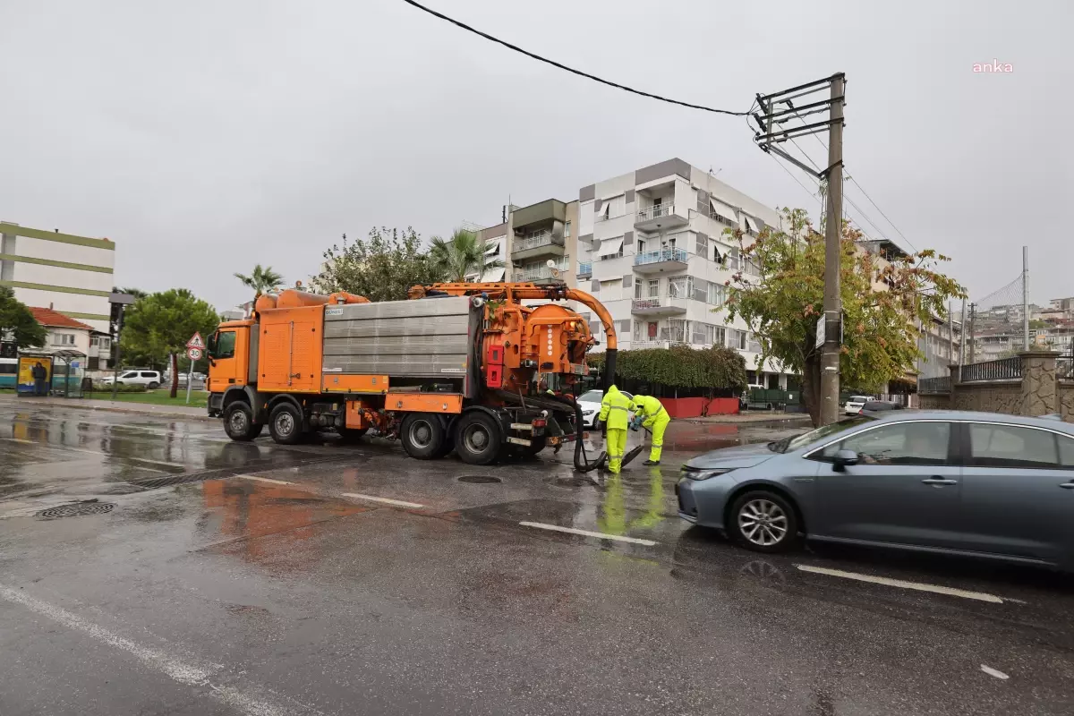 İzmir Büyükşehir Belediyesi Kuvvetli Yağışlara Karşı Teyakkuzda