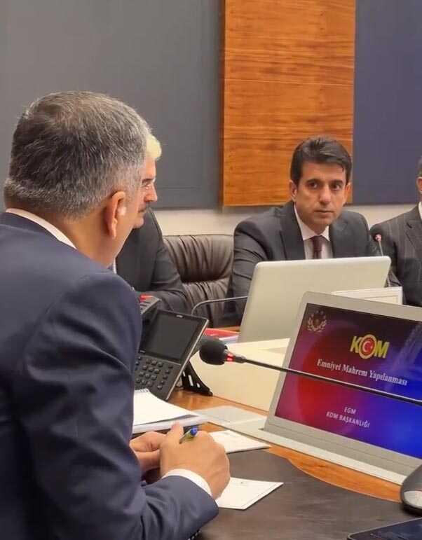 Yerlikaya'nın bilgisayar ekranında dikkat çeken detay! Yeni operasyonların hedefi belli